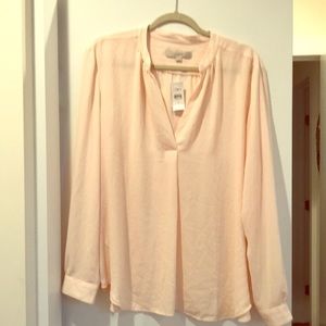 Loft Light Pink Blouse
